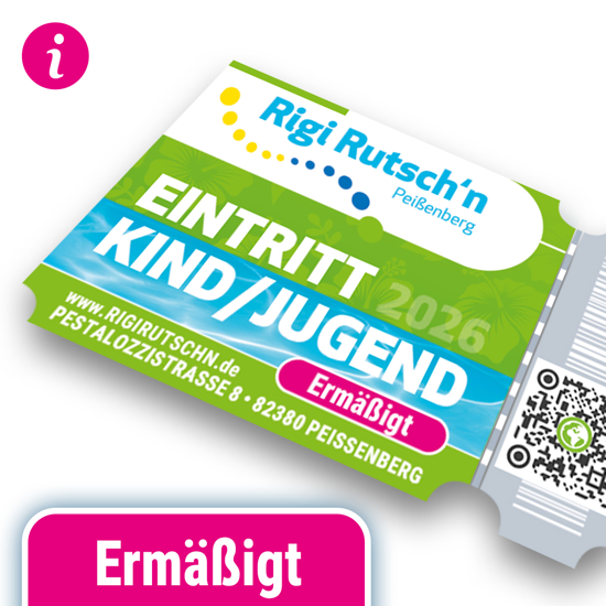 Eintrittskarte - Kind//Jugend (ermäßigt)